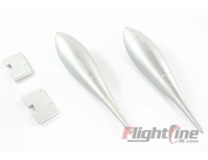 Flightline 1.6M P-38L Silver Drop Tanks 